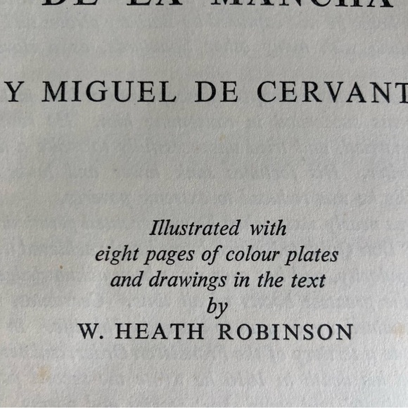 Vintage Book Don Quixote by Miguel De Cervantes - Picture 6 of 8